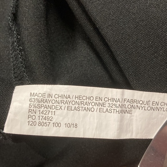 Jason Wu x Eloquii Faux Wrap Ruffle Black Skirt - Picture 9 of 9